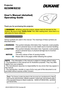 Page 11
Projector
8230W/8232
User's Manual (detailed)  
Operating Guide
Thank you for purchasing this projector.►Before using this product, please read all manuals for this 
product. Be sure to read “Safety Guide” first. After reading them, store them in a 
safe place for future reference. WARNING
• The information in this manual is subject to change without notice.
• The illustrations in this manual are for illustrative purposes. They may differ 
slightly from your projector.
• The manufacturer assumes no...