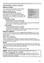 Page 9595
Presentation tools
If you select the Option button on the Floating 
menu, the Options window is displayed.
Optimize Performance
The “LiveViewer Lite for USB” captures  
screenshots in JPEG data and sends them to  
the projector. The “LiveViewer Lite for USB” has  
two options that have different compression rate  
of JPEG data. Transmission speedSpeed takes priority over Image quality. 
It makes JPEG compression rate higher.
The screen on the projector is rewritten quicker because the transferred...