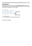 Page 99
Setting up
Arrangement
Refer to tables T- 1 to T- 3 at the back of User’s Manual (concise) as well as the 
following to determine the screen size and projection distance.  The values shown 
in the table are calculated for a full size screen.
(j