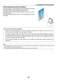 Page 148135
Portrait projection (vertical orientation)
By	using	a	safety	cover	(sold	separately),	the	projector	can	be	mounted	
vertically	to	display	computer	images	in	portrait	orientation.
If	the	safety	cover	is	missing,	the	power	will	not	turn	on.
All	screens,	such	as	the	on-screen	menus,	will	be	rotated	in	the	counter-
clockwise	direction.
The	projector	is	equipped	with	a	sensor	to	automatically	detect	the	instal-
lation	state.
	Precautions	during	installation
•	 Please	do	not	install	the	projector	in	a...