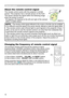 Page 1818
About the remote control signal
The remote control works with the projector’s remote 
sensor. This projector has a remote sensor on the front.
The sensor senses the signal within the following range 
when the sensor is active:60 degrees (30 degrees to the left and right of the sensor) 
within 3 meters about.
• The remote control signal refl ected in the screen or the like may be available. 
If it is diffi cult to send the signal to the sensor directly, attempt to make the signal refl ect.
• The remote...