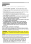 Page 33
Introduction
Introduction
The projector provides you with the broad use by the following features.
ü   
 The HDMITM/Display Port/HDBaseTTM ports can support various image 
equipment which have digital interface to get clearer pictures on a screen.
ü   
 The super bright lamp and high quality optical system can fulfill the demands 
of professional uses.
ü   
 Some optional lens units and the wide range of the lens shift feature will give 
much more chances to install the product wherever you want.
ü...