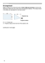 Page 1010
Setting up
Arrangement
Refer to tables T- 1 to T- 3 at the back of User’s Manual (concise) as well as the 
following to determine the screen size and projection distance.  The values shown 
in the table are calculated for a full size screen.
(j