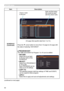 Page 6464
OPTION menu
ItemDescription
SCHEDULE
(Continued ) 2/2 page (Set specific date from 1 to 10.)
Press the ▼ cursor button to move from 1/2 page to 2/2 page with
the state of selecting "SATURDAY".
■ PROGRAM EDIT
The TIME and EVENT for Program 1 to 16 can be editted.
• RETURN
Select this to go back 
to the top menu of the 
SCHEDULE.
• SELECT
Select from PROGRAM-01 
to 16 to edit. 
Each PROGRAM can be 
setup up to 20 settings
• COPY TO
The selected program (with the settings of TIME and EVENT) 
can...