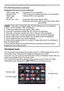 Page 8181
Presentation tools
• Files with a resolution larger than the following are not supported. 
8527:  1024 x 768 (Still)， 768 x 576 (Movie)
(* Some computers may not support 1280 x 800.)
• Files with a resolution smaller than 36 x 36 are not supported.
• Files with a resolution smaller than 100 x 100 may not be displayed.
• Movie images with a frame rate higher than 15 fps cannot be displayed.
• Movie images with a bit rate higher than 20 Mbps cannot be displayed.
• Some supported files may not be...