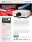 Page 1Convenient and easy to use installation 
projector with advanced technology  
and 7,000 ANSI lumens brightness in  
a low profile design.
Key Features
■  WUXGA 1920 x 1200 resolution
■  7,000 ANSI lumens white/color output
■  10,000:1 contrast ratio
■  2,000 hours lamp life (Standard mode) 
and 4,000 hours lamp life (Eco mode)* 
■  20,000 hours hybrid filter** 
■  Edge Blending & Warping
■  Seamless design
■  Color Management
■  HDCR / Accentualizer /  
Image Optimizer 
■  Portrait mode
■  Five digital...