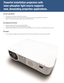 Page 2Powerful installation projectors with 
laser-phosphor light source supports 
new, demanding projection applications.
    Laser Light Module
 •20,000-plus hours of virtually maintenance-free operation
 •High-brightness, lower power consumption enhances applications such as r\
etail, digital signage and theme parks
 •Ability to control brightness creating a stable image over longer time periods
     Integrated and Powerful
 •Project uncompressed FHD video with integrated HDBaseT
 •High performance video...