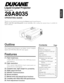 Page 128A8035
Dukane
Liquid Crystal Projector 