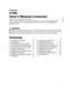 Page 1


ENGLISH
Projector
8100
User's Manual (concise)
Thank you for purchasing this product.
Please read the manuals for the product beforehand, in order to use the \
product safely 
and more effectively. To read the manuals in the CD, see the “ 6. Using the CD 
manual” (17).
Contents
. Checking the contents   ...................2
2. Arrangement  ..................................2
3. Connecting with your devices   ........4
4. Connecting with a power supply   ....5
5. Using the security...