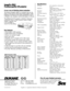 Page 2ImagePro 8062
Premium-qual ity LCD projectorSpecifications
LCD Type 0.7” polysilicon active-matrix
TFT x3
Brightness 2000 ANSI lumens
(1600 lumens in Whisper Mode)
Resolution 800 x 600 pixels (H X V)
Contrast 400:1 
Scanning Frequency fh 15-91 kHz, fv 50-120 Hz
Lens Manual zoom (f1.7 – 1.9), 1.2X
Lens Throw Ratio 1:1.5 – 1.8:1 throw distance
to image width
Keystone Correction Digital, vertical & horizontal
Aspect Ratio 4:3, 16:9, selectable 
Computer  SVGA, VGA, XGA, 
Compatibility SXGA/Compressed PC and...