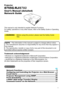 Page 69
1

Projector
8755G-RJ/8782
User’s Manual (detailed)
Network Guide
This manual is only intended to explain Network Functions.
For safety, operations or any other issues, refer to the Safety Guide or Operating 
Guide.
• Before using this product, please read the Safety Guide
ﬁrst.  
WARNING
• The information in this manual is subject to change without notice.
• The manufacturer assumes no responsibility for any errors that may appear in 
this manual.
• The reproduction, transfer or copy of all or any part...