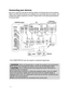 Page 4
4

Connecting your devices
Be sure to read the manuals for devices before connecting them to the projector. 
Make sure that all the devices are suitable to be connected with this product, and 
prepare the cables required to connect. Please refer to the following illustrations 
to connect them.
WARNING  ►Do not disassemble or modify the projector and accessories.
►Be careful not to damage the cables, and do not use damaged cables.
CAUTION  ►Turn off all devices and unplug their power cords prior to...