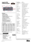 Page 2Specifications              8793H
UPC  (Universal product code)   605194002337
Image Element             0.63” polysilicon active-matrix TFT x3
Brightness  2600 ANSI lumens and white light
  (2100 lumens in Eco Mode)
Resolution  1024 x 768 pixels (H X V), XGA
Contrast  2000:1 Intelligent Eco mode
Scanning Frequency  fh 15 -106 kHz, fv 50-120 Hz
Lens  Manual zoom 1.2X
Lens Throw Ratio  1.5 –1.75 throw distance to image width
Keystone Correction  Digital, vertical +/-30 deg
Aspect Ratio  4:3, 16:9...