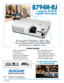 Page 18794H-RJ
ImagePro 8794H-RJ  
Portable LCD Projector
The ImagePro 8794H-RJ is a light (5 lbs), 
easy-to-install portable LCD projector ideal  for classroom or conference room. 
8794H-RJ FEATURES
• 2700 Lumens Brightness 
• XGA Resolution  
• Lamp access on top
• High performance (5000 HR) 
filter with easy side access
• Advanced network functions  • New 3000/5000 hour lamp  
• Built-in Anti-theft security
• Audio "passthrough" permits use  of sound system to play CDs on 
the PC when projector is...