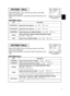 Page 41PICTURE 1 Menu
PICTURE 2 Menu
With the PICTURE 1 menu, the five items shown in the Table
below can be performed.
Perform each operation in accordance with the instructions in the
Table.
With the PICTURE 2 menu, the five items shown in the Table
below can be performed.
Perform each operation in accordance with the instructions in the
Table.
ItemDescription
COLOR BAL R Adjust Red Color Balance:Dark ñLight
COLOR BAL BAdjust Blue Color Balance:Dark ñLight
SHARPNESSAdjust Sharpness (for VIDEO/S-VIDEO):Clear...