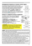 Page 1313
Remote control
Changing the frequency of  remote control signal
The accessory remote control has the two choices on signal 
frequency Mode 1:NORMAL and Mode 2:HIGH. If the remote control 
does not function properly, attempt to change the signal frequency.
In order to set the Mode, please keep pressing the combination of 
two buttons listed below simultaneously for about 3 seconds.
Using as a simple PC mouse & keyboard
The accessory remote control works as a simple mouse 
and keyboard of the PC, when...