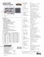 Page 2Specifications               8755K
Image Element           0.63” polysilicon active-matrix TFT x3
Brightness  2200 ANSI lumens
  (1800 lumens in Eco Mode)
Resolution  1024 x 768 pixels (H X V), XGA
Contrast  500:1
Scanning Frequency  fh 15 -106 kHz, fv 50-120 Hz
Lens  Manual zoom (F2.3 – 2.5), 1.2X
Lens Throw Ratio  1.46 –1.75:1 throw distance to   
  image width
Keystone Correction  Digital, vertical +/-30 deg
Aspect Ratio  4:3, 16:9 selectable 
Computer    SVGA, VGA, XGA, SXGA, UXGA
Compatibility...