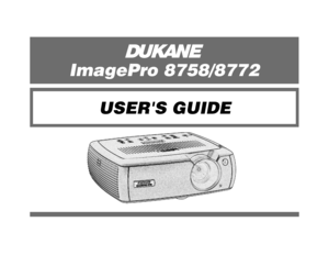 Page 1ImagePro 8758/8772
USERS GUIDE 