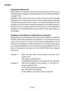 Page 139E-139
APPENDIX
Preparation Before Use
Make network connections and set up the projector and confirm that it is
complete before engaging in browser operations. (See “Setting LAN Mode”
on page E-102.)
Operation with a browser that uses a proxy server may not be possible
depending on the type of proxy server and the setting method. Although
the type of proxy server will be a factor, it is possible that items that have
actually been set will not be displayed depending on the effectiveness of
the cache, and...