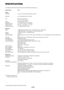 Page 34E-34
SPECIFICATIONS
This section provides technical information about the 8766 Projectors performance
Model Number   8766
Optical
LCD Panel   0.7 p-Si TFT active-matrix with Micro Lens  Array
Resolution   1024  768 pixels native, up to UXGA  
Lens Manual zoom and focus: F1.7 - 2.0    f=21.6 - 25.9mm
Lamp 200 W (160 W Eco mode)
Image Size 21 - 300 inches (0.5 - 7.6 m) diagonal
Projection Distance 2.38 - 35.8 ft / 7.3 (Tele) - 10.9 m (Tele)
Projection Angle Tele  :  9.5 ° - 10.0 ° Wide : 11.3 ° - 11.8 °...