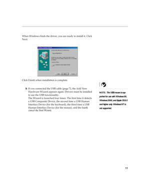 Page 1911
\b
$
#
	\b




	
	
	
(
 
/)	 
(
\b
$\b
		

	
NOTE: The USB mouse is sup-
ported for use with Windows 98,  
Windows 2000, and Apple OS 8.5 
and higher only. Windows NT is  
not supported.
b #

	
	\b
2+1

H 7I
	\b

/$
 
:$
E


