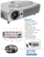 Page 1
8778
S-VideoAudioOut
ControlRS-232
Composite Video
Power
On/OffSwitch
AudioIn 1RGBIn
Component Video
ImagePro 8778
Portable DLP Projector
• Filterless DLP™ Technology 
• 2000 Lumens Brightness 
• XGA Resolution 
• 2000:1 Contrast Ratio 
• Portable, Only 7.6 lbs. 
• Full Connectivity with 3 Video and 
   2 Computer Inputs 
• Vertical Keystone Correction 
• Quiet Operation 
• Manual Zoom & Focus 
• Monitor Loopthrough &  
   Remote Mouse Control 
DVI-IRGBOutUSB
AudioIn 2L & RLock SlotIRReceiver 