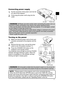 Page 9
7
ENGLISH

HOMEPAGE UPPAGE DOWNEND
VIDEOSEARCH
FREEZEOFFONMAGNIFYASPECTAUTOBLANK
MUTEVOLUME
KEYSTONEMY BUTTONPOSITION1 2
ESCENTERMENU
RESET
COMPUTER

Connecting power supply
. Put the connector of the power cord into the 
AC inlet of the projector.
2. Firmly plug the power cord’s plug into the 
outlet. 
WARNING  ►Please use extra caution when connecting the power cord, as 
incorrect or faulty connections may result in fire and/or electrical shock.
• Only use the power cord that came with the...