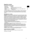 Page 13
3
ENGLISH

Regulator y notices
Declaration of Conformity
Trade name   HITACHI
Model Number   CP-X201/CP-X301/CP-X401/CP-X450
Responsible Party
  Hitachi America, Ltd.
Address
  900 Hitachi way, Chula Vista, CA 91914-3556  U.S.A.
Telephone Number
  +1 -800-225-1741
This device complies with part 15 of the FCC Rules. Operation is subject to the following 
two conditions: (1) This device may not cause harmful interference, and (2) this device 
must accept any interference received, including...