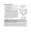 Page 8
8

VIDEODOC.CAMERA
KEYSTONE
ASPECTSEARCHBLANK
MUTEMY BUTTONPOSITION1 2
ESCENTERMENU
RESET
COMPUTERMY SOURCE/AUTOMAGNIFYPAGE      UPVOLUMEDOWNoONOFF9×FREEZE

Turning off  the power
. Press the STANDBY/ON button on the projector 
or the remote control.
The message "Power off?" will appear on the 
screen for about 5 seconds.
2. Press the STANDBY/ON button again while the 
message appears. 
The projector lamp will go off, and the POWER 
indicator will begin blinking in orange. Then the 
POWER...