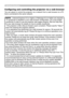 Page 93
4

Network Functions
Configuring and controlling the projector via a web browser
You can adjust or control the projector via a network from a web browser \
on a PC 
that is connected to the same network.
• Internet Explorer 5.5 or higher or Netscape 6.2 or higher are required.
• If JavaScript is disabled in your web browser configuration, you must enable 
JavaScript in order to use the projector web pages properly. See the Help files 
for your web browser for details on how to enable JavaScript.
• This...