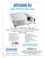 Page 18924HW-RJ
ImagePro 8924HW-RJ Portable LCD Projector
The ImagePro 8924HW-RJ is a Wide XGA   
Network able (LAN), easy-to-install portable LCD projector   
ideal for classroom or conference room. 
8924HW-RJ FEATURES
• 3000 Lumens Brightness 
• WXGA Resolution (1280 X 800)
• Lamp access on top
• High performance (5000 HR)                                                      
   hybrid filter with easy front access
• New 16 Watt audio output
• New 2000:1 Contrast Ratio 
• New Microphone Input • New 3000/6000...