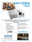 Page 1ImagePro 8926H-RJ 
Portable LCD  
Projector
The ImagePro 8926H-RJ is a light (7.7lbs), easy-to-install / portable  LCD projector ideal for classroom or conference room. 
8926H-RJ FEATURES
• 3200 Lumens Brightness 
• XGA Resolution  
• Lamp access on top
• High performance (6000 HR)               
   hybrid filter with easy side access
• Loud 16 Watt Audio Output
• New, Microphone input with amplifier
• New 3000/6000 hour lamp • New, Optional Wireless operation
• 
Audio "passthrough" permits use...