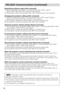 Page 5452
RS-232C Communication (continued)
RS-232C Communication (continued)
Requesting projector status (Get command)(1) Send the request code Header + Command data (‘02H’+‘00H’+ t\
ype (2
bytes)+‘00H’+‘00H’) from the computer to the projector.
(2) The projector returns the response code ‘1DH’+ data (2 byte\
s) to the computer.
Changing the projector settings (Set command)(1) Send the setting code Header + Command data (‘01H’+‘00H’+ t\
ype (2 bytes) + setting code (2 bytes)) from the computer to the...