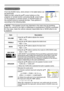 Page 39
37

AUDIO Menu
AUDIO Menu
ItemDescription
VOLUMEUsing the ▲/▼ buttons adjusts the volume.
High ó Low
TREBLEUsing the ▲/▼ buttons adjusts the treble level.
High ó Low
BASSUsing the ▲/▼ buttons adjusts the bass level. 
High ó Low
SRS WOW
Using the ▲/▼ buttons switches the mode for SRS WOW mode. 
HIGH ó MID ó OFF
• SRS WOW™ accomplishes this by providing a panoramic three-dimensional audio image that extends the sound field in both the horizontal and vertical planes, and lowers the perceived bass response...