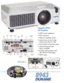 Page 1
ImagePro 8943
LCD Projector
• 4000 lumen brightness
• XGA resolution
• Network capability, RJ-45
• Lamp access on top & high  
   performance filter on side
• Horizontal & vertical lens shift
• Optional bayonet style  
   lenses available
• 4 Built-in 4W speakers with  
   SRS WOW™ technology
• HDTV ready
8943
CompositeVideoAudioOutS-Video
MonitorIn 2
Power
AudioIn 1
AudioIn  3
M1-D
MonitorOutMonitorIn 1
Control(RS-232)
KensigtonLock Slot
LANRJ-45AudioIn 2
IR
RemoteControl
AudioIn 4
Component Video...