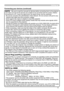 Page 11


Setting up
Connecting your devices (continued)
• Be sure to read the manuals for devices before connecting them to the projector, and make sure that all the devices are suitable to be connected with this product. Before connecting to a PC, check the signal level, the signal timing, and the  resolution.-  Be sure to consult to the administrator of the network. Do not connect LAN port to any network that might have the excessive voltage.- Some signal may need an adapter to input this...