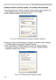 Page 112
18

2. Equipment connection and network setting
2.4  Manual network connection setting – For wireless LAN (Continued)
4)  Set used protocol as “TCP/IP” and open TCP/IP property. Set IP address and 
other settings as same as wired LAN connection set up. (12)
5)  Open “Wireless Networks” tab. (Fig. 2.4.2.c)
Fig. 2.4.2.c “Wireless Network Connection Properties” window (2)
Fig. 2.4.2.d “Wireless network Properties” window
6)  Add check mark for “Use Windows to configure my wireless network settings” 
in...