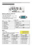 Page 78
3

Connection to the ports
ARGB IN1, BRGB IN2, CRGB OUT
 D-sub  5pin mini shrink jack
•  Video  signal:  RGB  separate, Analog,  0.7Vp-p, 
75Ω terminated (positive)
• H/V. sync. Signal: TTL level (positive/negative)
• Composite sync. Signal: TTL level
At RGB signal         
PinSignalPinSignal
Video Red9(No connection)
2Video Green0Ground
3Video Blue(No connection)
4(No connection)2A: SDA (DDC data), B/C : (No connection)
5Ground3H. sync / Composite sync.
6Ground...