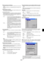 Page 41
E-41
Masking Unwanted Area (Blanking)This feature allows you to mask any unwanted area of the screen
image.
Adjust the Top, Bottom, Left or Right blanking with the SELECT   or
  button.
Adjusting Position and Clock This allows you to manually adjust the image horizontally and verti-
cally, and adjust Clock and Phase.
Horizontal/Vertical Position: Adjusts the image location horizontally and ver tically using the SE-
LECT   and   b uttons. This adjustment is made automatically when
the Auto Adjust is...