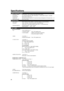 Page 5454
Specifications
Optical mechanism system
¥ Projection method 3D-ILA device, 1 lens, 3 primary color optical shutter method
¥ D-ILA device 0.9 measured diagonally (1365 ´1024 pixels) ´ 3  (Total number of pixels : 4,193,280)
¥ Projecting lens Electric-driven zoom of 1.5 ´
¥ Screen size 42 to 300 [recommended] to 521 [maximum] measured diagonally (*with aspect ratio : 4 : 3)
¥ Light-source lamp 420 W xenon lamp
Electrical system
¥ Color system NTSC, NTSC4.43, PAL, SECAM  (* Automatic switching / manual...