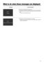 Page 4949
PC 1
No Input
PC 1
Frequency of input signal is out of range.
No device is connected to the input terminal.
The terminal is connected but no signal is output from the connected device.
•The selected input mode (input terminal) name is shown above the mes-
sage.
[Check the input image signal source.
The frequency of the input video signal is out of range.
[Please ensure the frequency level of the input video signals is within the
projector’s specifications.
What to do when these messages are displayed...