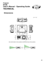 Page 5149
Projector
9135
9135
Users Manual - Operating Guide
Users Manual - Operating Guide
TECHNICAL
Dimensions
Dimensions
210
420
85.5 (at the bottom of lens position) to 92.99 (at the top of lens po\
sition)
160150 320
73
[unit: mm]
IN TE RIN P
U TM1
-
DRGBBNG
S -VIDEOST
ANDBY /
O NT
E MPVIDE
OCOMPO N
EN
TLA
MPKEYST ONESEA
RCHRE
SETME
N
UFOCUSLE N
S  SHIF TZO O
M 