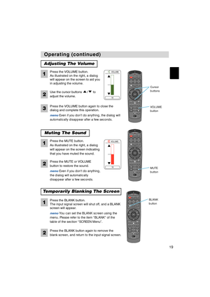 Page 21STANDBY/ONVIDEOLASER INDICATOR
ESC MENUPOSITIONRESET AUTO
KEYSTONE1  2  3
ID CHANGESEARCH
ON
OFFFREEZE MUTEMAGNFYPinPVOLUME
RGB
BLANK
PREVIOUSNEXT ASPECT ENTER
LASERLENS SHIFT+
–––++FOCUS ZOOM
STANDBY/ONVIDEOLASER INDICATOR
ESC MENUPOSITIONRESET AUTO
KEYSTONE1  2  3
ID CHANGESEARCH
ON
OFFFREEZE MUTEMAGNFYPinPVOLUME
RGB
BLANK
PREVIOUSNEXT ASPECT ENTER
LASERLENS SHIFT+
–––++FOCUS ZOOM
STANDBY/ONVIDEOLASER INDICATOR
ESC MENUPOSITIONRESET AUTO
KEYSTONE1  2  3
ID CHANGESEARCH
ON
OFFFREEZE...