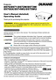 Page 11
Projector
8970/8971/8972W/8973W/ 
8976SX/8974WU/8975WU
C
User's Manual (detailed)  
Operating Guide
Thank you for purchasing this projector.►Before using this product, please read all manuals for this 
product. Be sure to read Safety Guide first. After reading them, store them in a 
safe place for future reference. WARNING
• The information in this manual is subject to change without notice.
• The manufacturer assumes no responsibility for any errors that may appear in 
this manual.
• The...