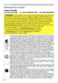 Page 6666
Maintenance
Lamp warning
Replacing the lamp (continued)
 HIGH VOLTAGE  HIGH TEMPERATURE HIGH PRESSURE
►The projector uses a high-pressure mercury glass lamp. The lamp 
can break with a loud bang, or burn out, if jolted or scratched, handled while hot, or 
worn over time. Note that each lamp has a different lifetime, and some may burst or 
burn out soon after you start using them. In addition, if the bulb bursts, it is possible 
for shards of glass to fly into the lamp housing, and for gas containing...