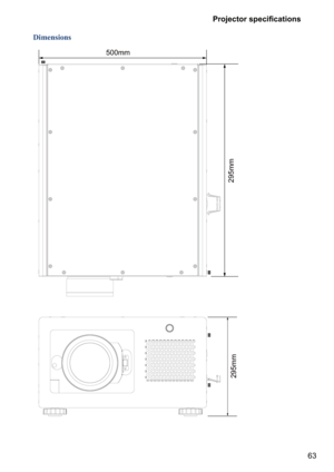 Page 6363
\b
\b
\f	
\f
Dimensions
295mm 295mm
500mm 