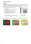 Page 3434OSD Menu description
Brightness
Use 
  to adjust the brightness of the projected image. You can connect the projector to an external 
image source to display an image resembling the one shown (PLUGE, Picture Line-Up Generation 
Equipment) for adjustment. Although there are numerous versions of PLUGE image, they are typically 
comprised of blocks of black, white and gray on top of a black background. 
 
Contrast, Brightness, Saturation and Tint are interrelated options that affect 

	
\b