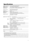 Page 5151
 Model name/Article name  FDP-DILA3 THEATER OPTIMIZED PACKAGE
 Emission method D-ILA®* (Reflective Active Matrix Principle)
 Display panel/ size D-ILA /0.7 (1400pixels x 1050pixels) x 3 (Total number of pixels: 4,410,000)
  Projecting lens  x 1.3 zoom lens (2.1: ~2.6:1)  (Manual zooming and focusing)

  Light-source lamp 250W Ultra High Pressure Mercury lamp
[Part No.: BHL5006-S/Rating: 250W]
 Screen size  40 ~ 200 
 Projection distance  Approx. 1.6m ~ 12m
  Color system  NTSC/PAL via external...