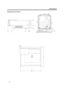 Page 52Dimensions (unit: Inches)
Specifications
6M (Depth 10mm)
An attachment screw should be of a 
length more than 6mm and less than 10mm.D1 Center of lens
18120
67.5
38.2 298300A
52 