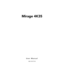 Page 3Mirage 4K35
User Manual
020-101377-03 